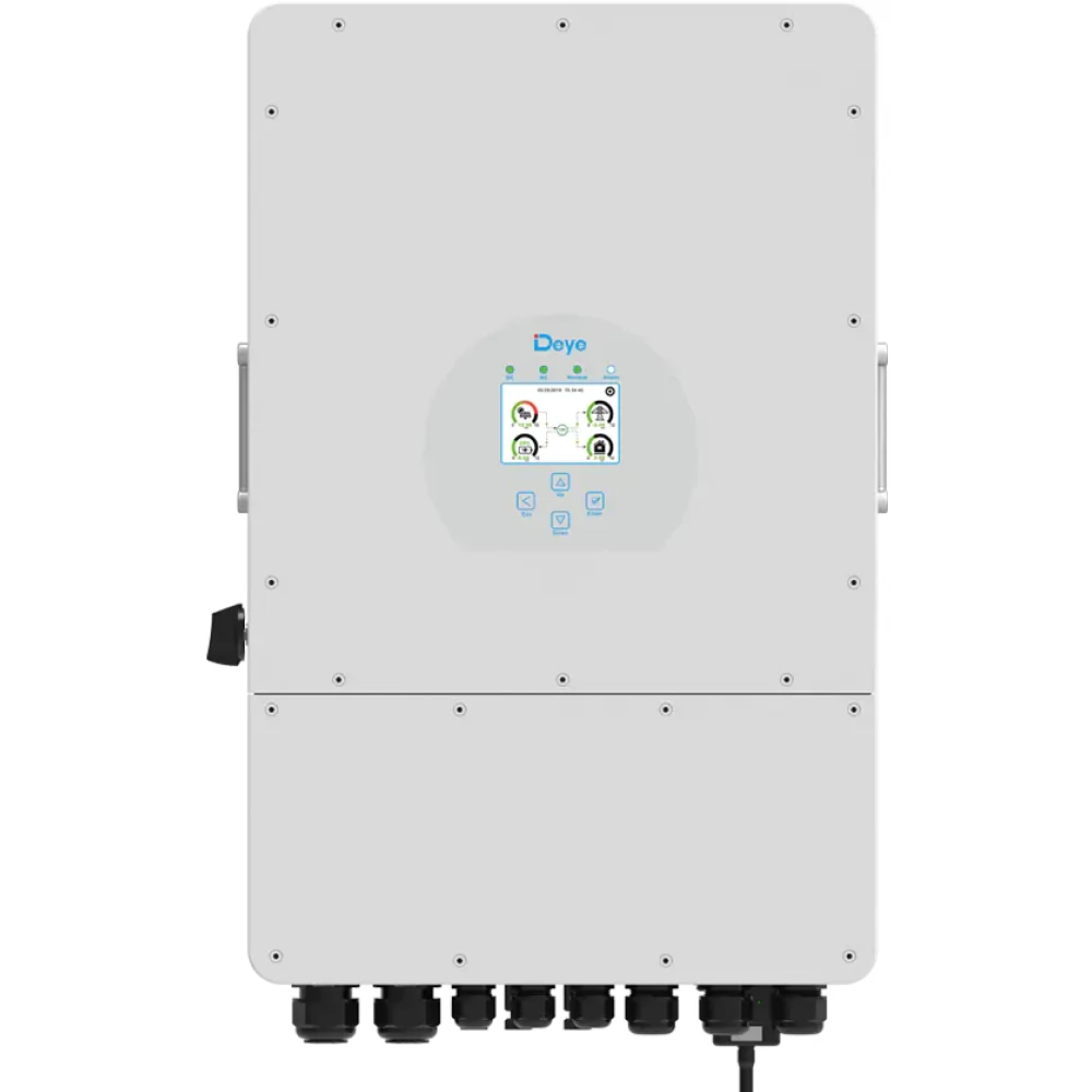 Гібридний однофазний інвертор Deye SUN-10K-SG02LP1-EU-AM3 (10 kW, 1 фаза, 3 MPPT)