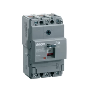Автоматичний вимикач х160, In=125A, 3п, 18КА, Тфікс./Мфікс. HDA125L