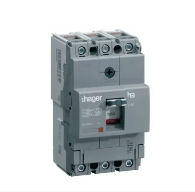 Автоматичний вимикач х160, In=125A, 3п, 18КА, Тфікс./Мфікс. HDA125L