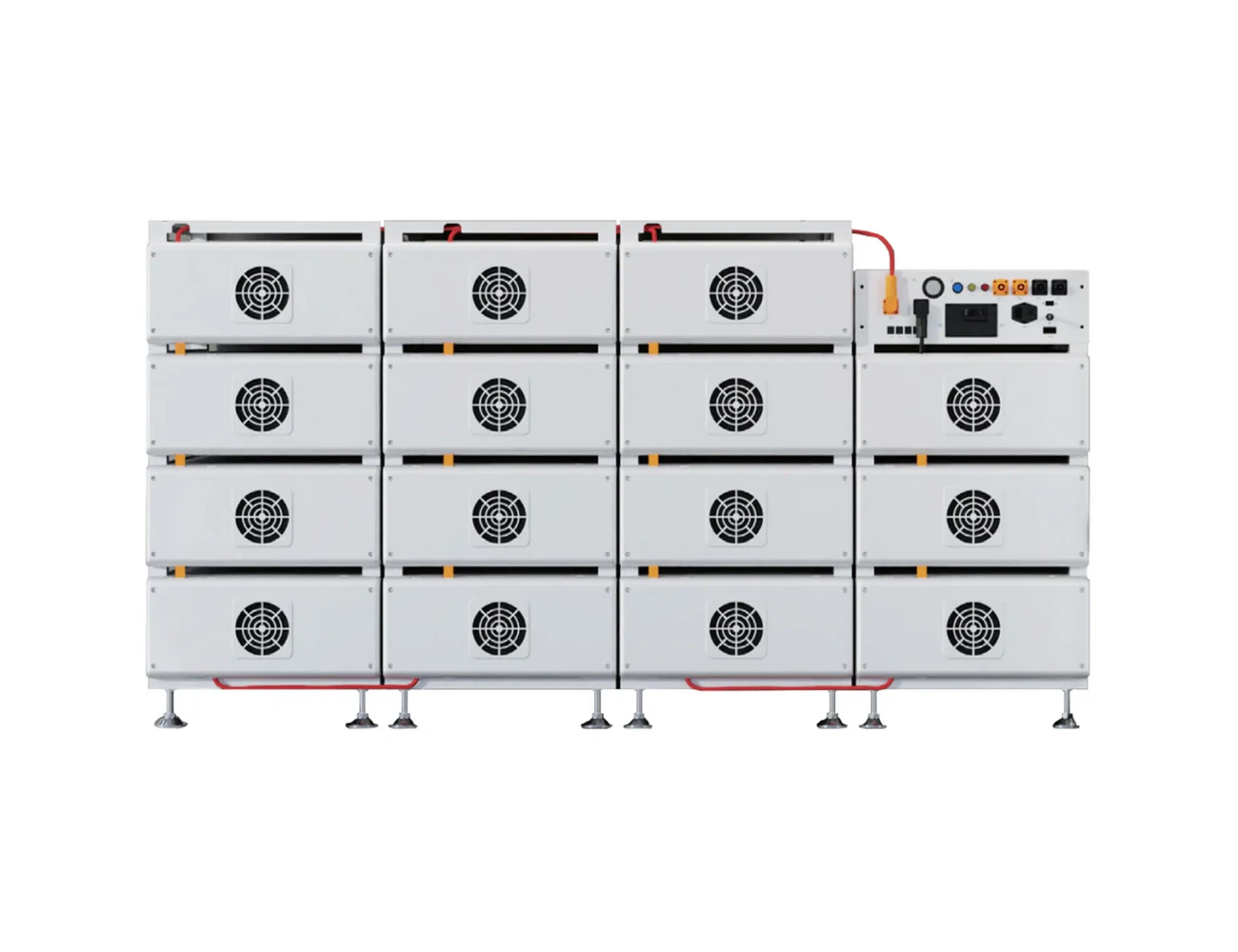Комплект Deye BOS-B Стійка + БМС + АКБ LiFeP04 HV 51.2V 280Ah 14.3kWh – 15 шт = 215kWh