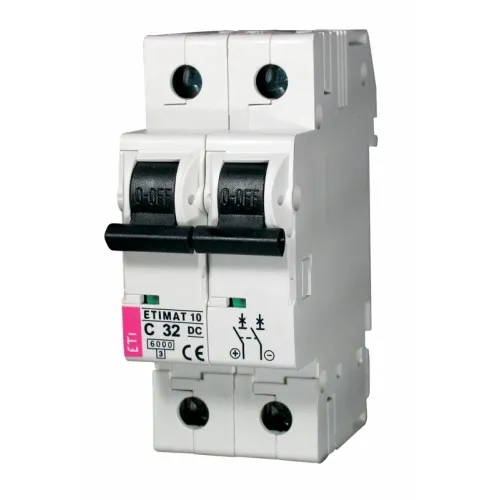 Автоматичний вимикач ETIMAT 10 2p DC 20A (6 kA)
